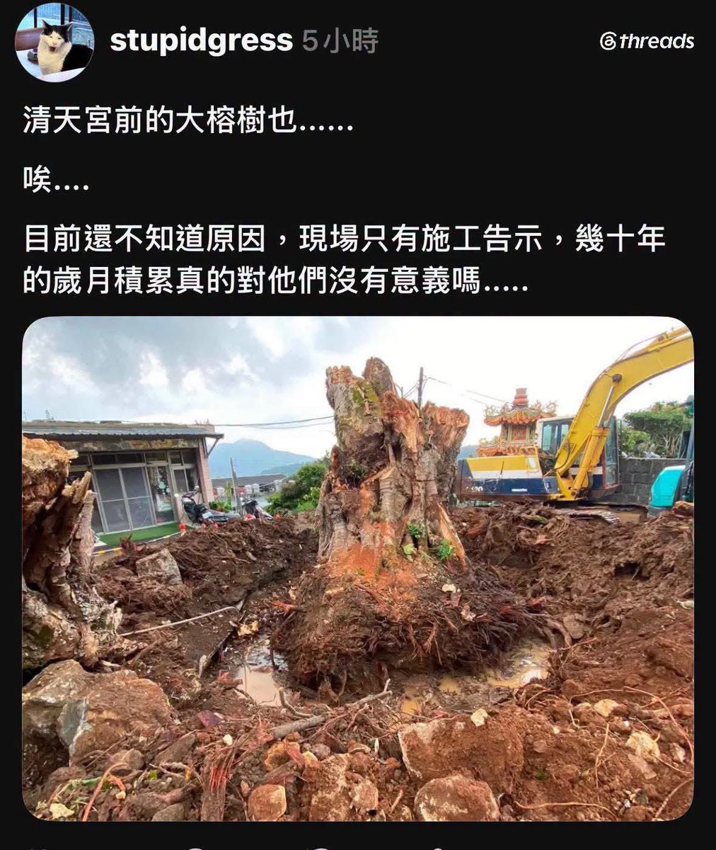 hsgxxxxx's tweet photo. 護樹團體死了⋯⋯

喔，中國黨執政的話，護樹團體就死了 https://t.co/0KwooeqE3s