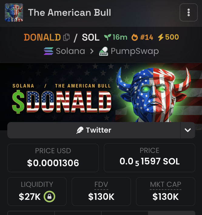 WhaleScan's tweet photo. Drop wallets + retweet and check wallet in 60 mins !

No way this doesnt go to $5-10 million.

Last year $trump ran to $75 Billion, this has so much potential

Ca - J9fVUSrsGYpuyXggAFJpf8WGkVsjqjCpBzyBxh6spump https://t.co/OhpzM78hoV