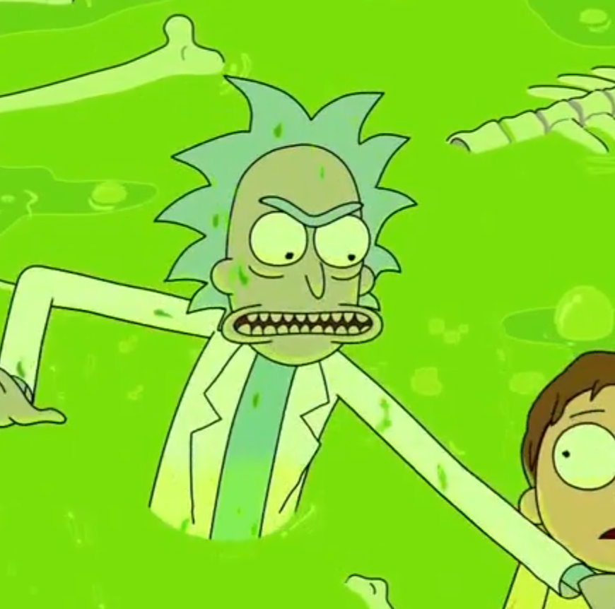 portalthing's tweet photo. @metflask yaay Rick with wet hair https://t.co/fnObmgagSm