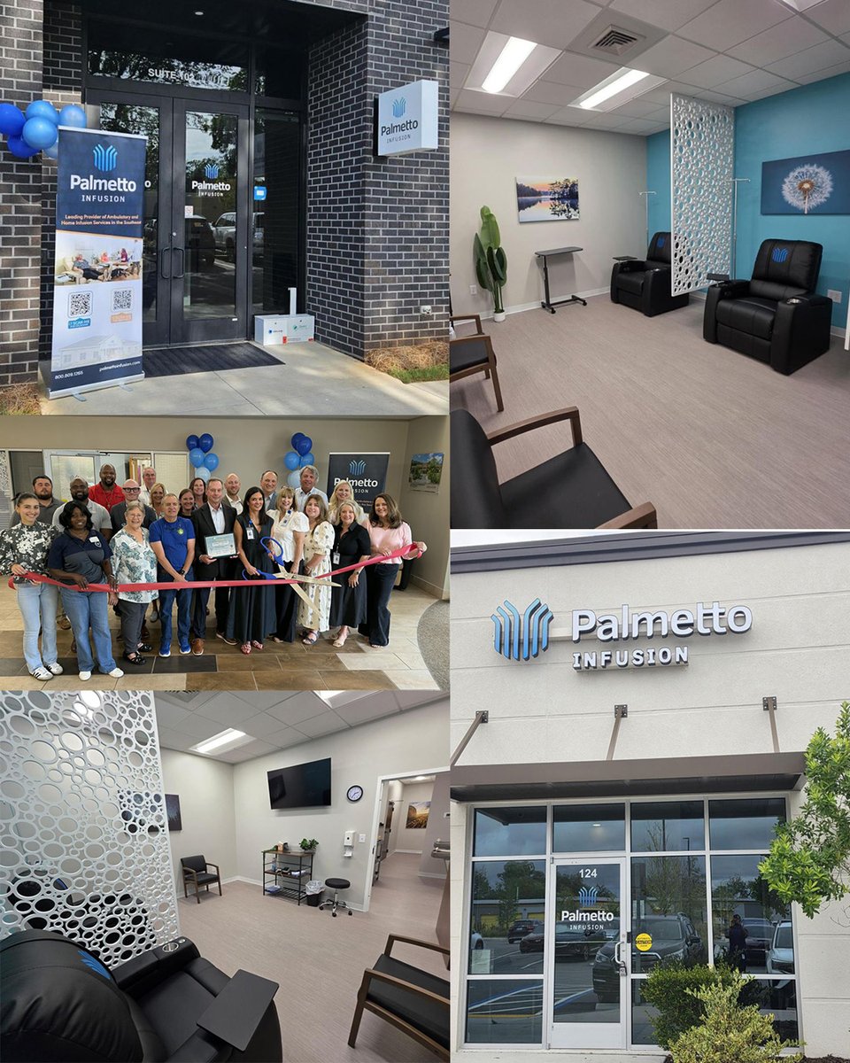 gary_c_cooper's tweet photo. We're on a roll at @PalmettoInfusio!
Over the past few months, we’ve opened new clinics in Greenwood, SC and Palm Coast, FL, celebrated ribbon cuttings in Newnan and Marietta, expanded our Columbus location, and continued renovating clinics to create a better experience. https://t.co/3eC3r04fzX