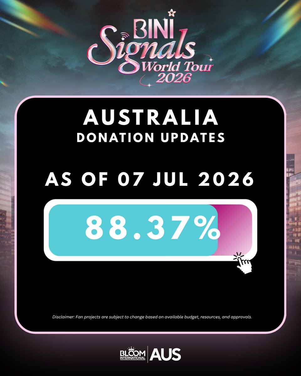 TEAMBLOOM_AUS tweet picture