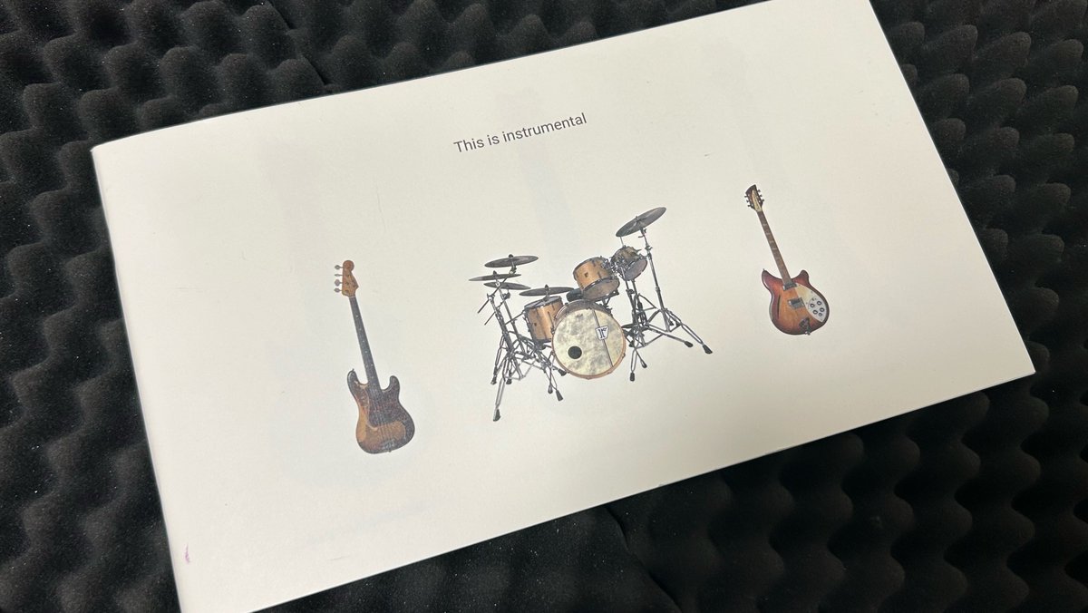 geema360's tweet photo. スペース当日は楽器や機材の名前が頻出すると思うので、こちらのビジュアルブックをお持ちの方はお手元に置いてもらえると良いかもです🎸

また、当日に聞きたいテーマや質問がある方はこちらの投稿までリプいただければと思います🙌 https://t.co/CO59dNSlc9