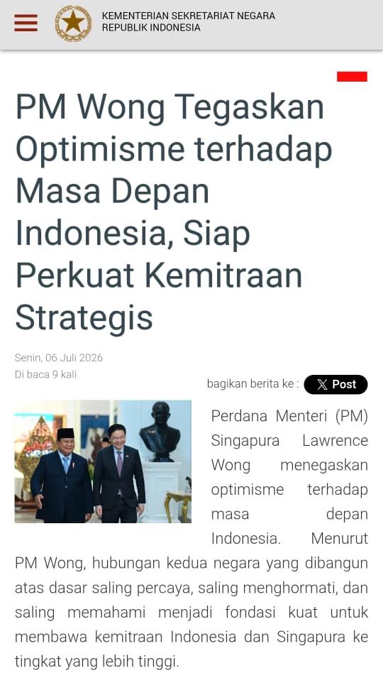 arkan_dylan's tweet photo. Pemerintahan dan masyarakat memiliki kontribusi signifikan menciptakan hubungan luar negeri yang tak cuma dihargai global tapi dampaknya dirasakan di seluruh negeri.
Perkuat Kemitraan Global https://t.co/9oCGfuMFJO
