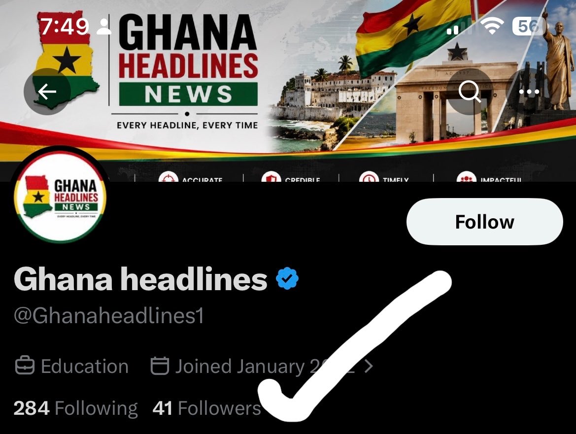 aTo_Carldin's tweet photo. @Ghanaheadlines1 @weloveghana042 41 followers 😊 https://t.co/KTAwq7J2Jq