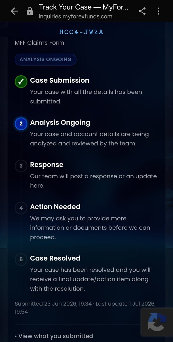 ict_disciple's tweet photo. UPDATE on @MyForexFunds.
Been a little over 2 weeks since this submission. The only update is that they are still analysing. Waited 3 years, im sure we can wait a little while longer https://t.co/rGoTH6d0cf