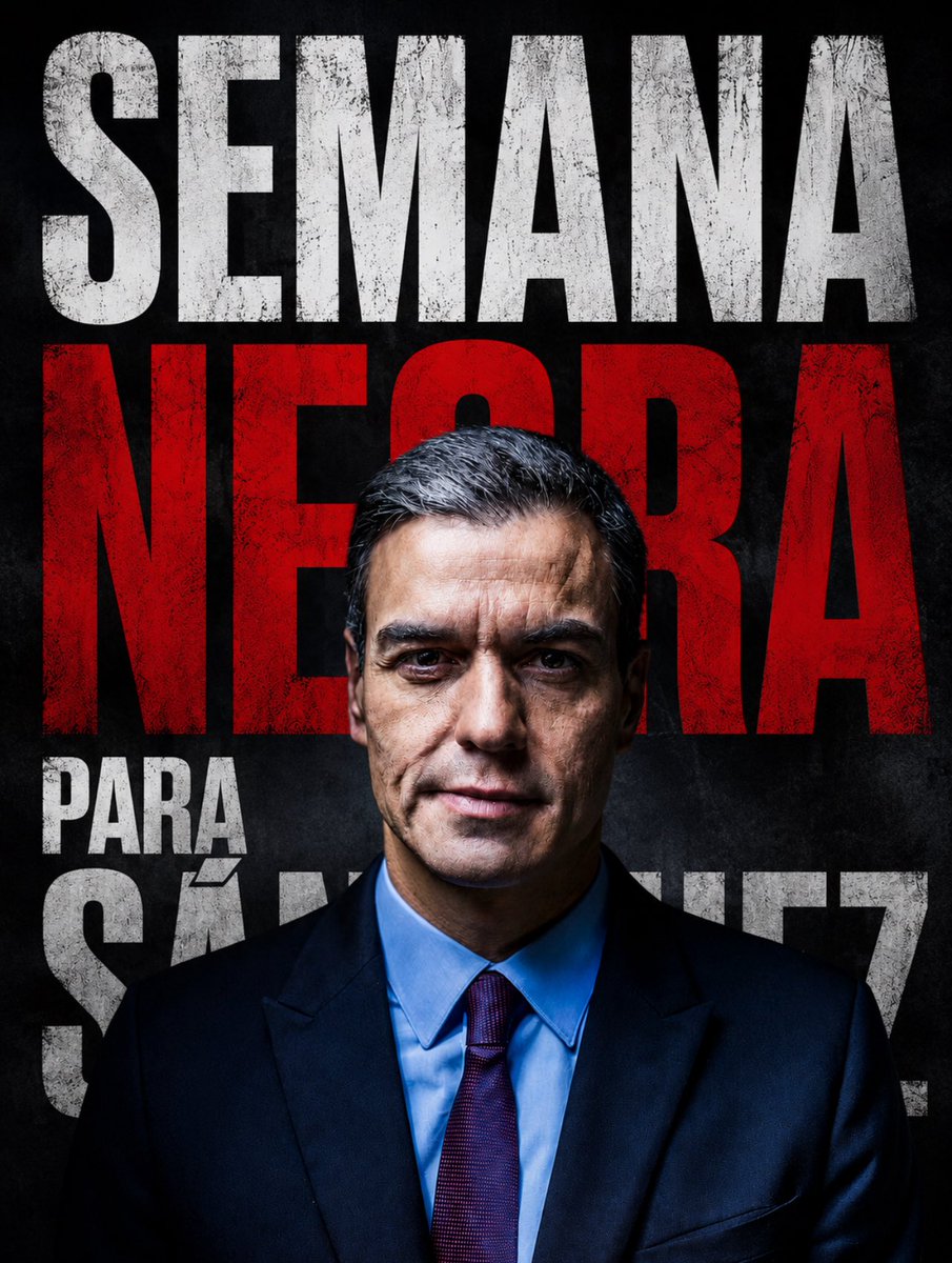 ppandaluz's tweet photo. ⚫️ Semana negra para el gobierno de Pedro Sánchez.

El círculo más íntimo de Sánchez se sienta frente al juez. 

https://t.co/6yLbqMlfNO https://t.co/rEaw1iYqex