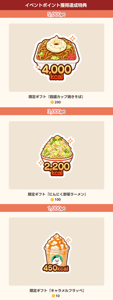 topia_pr's tweet photo. 📣イベント予告

━━━━━━━━━━━━━━

🎁ギフトランド [ハイカロリー編]🎁

━━━━━━━━━━━━━━
🗓️7/15〜7/21

テーマごとに多彩なギフトが大集合🥳

今回は「ハイカロリー」🐹
ガッツリ系グルメ🍜で配信エネルギーの源💪✨
アイテムギフトをコンプリートしよう❗️

#バーチャル音楽ライブtopia