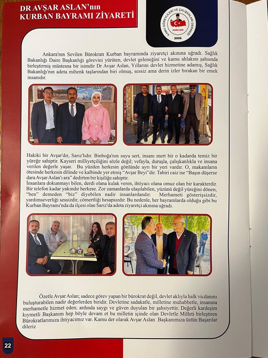 tahaermihan38's tweet photo. Kayseri ve Türkiye’nin dört yanında sevilen,ziyaret edilen,Anadolu irfanı ile bezenmiş,gönüllere taht kurmuş bürokrat.Kendisinin halk nezdinde büyük bir karşılığı olduğu aşikardır.Kendisini daha etkin görevlerde görmek istiyoruz
@RTErdogan @EmineErdogan @hasandogan @drmemisoglu https://t.co/zqYoUGDISk