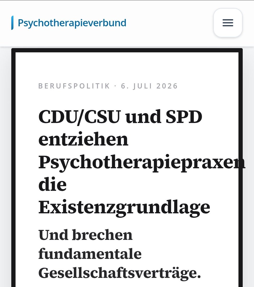 TinasBunte_Welt's tweet photo. Und wieder wird die Rechnung verschoben u am Ende doppelt bezahlt

Die entscheidende Frage darf
nicht lauten: „Wie viel Psychotherapie können wir uns leisten?“

Sie muss lauten: „Wie viel psychische Erkrankung können wir uns leisten, weil wir nicht rechtzeitig behandeln?“

🤷 https://t.co/BKmrZwtmA8
