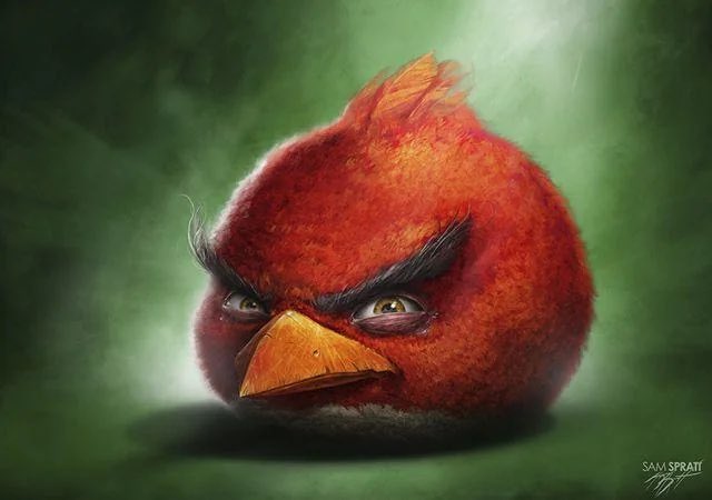 Tapped549080's tweet photo. Since Angry Birds is such rising popularity, i would just like to bring up these realistic versions of them that look so funny because of the memes https://t.co/KBoCdV0Wve