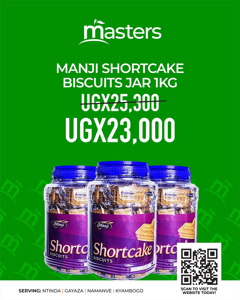 MastersUG_4's tweet photo. Stock up on your favourite everyday snacks at Masters! 🍪

Visit any of our branches in Ntinda, Gayaza Road, or Namanve, or shop anytime with the Masters UG App. Visit https://t.co/wiikmXeuas to download the app for a quick and convenient shopping experience. 📲 https://t.co/pMbux4E6dj