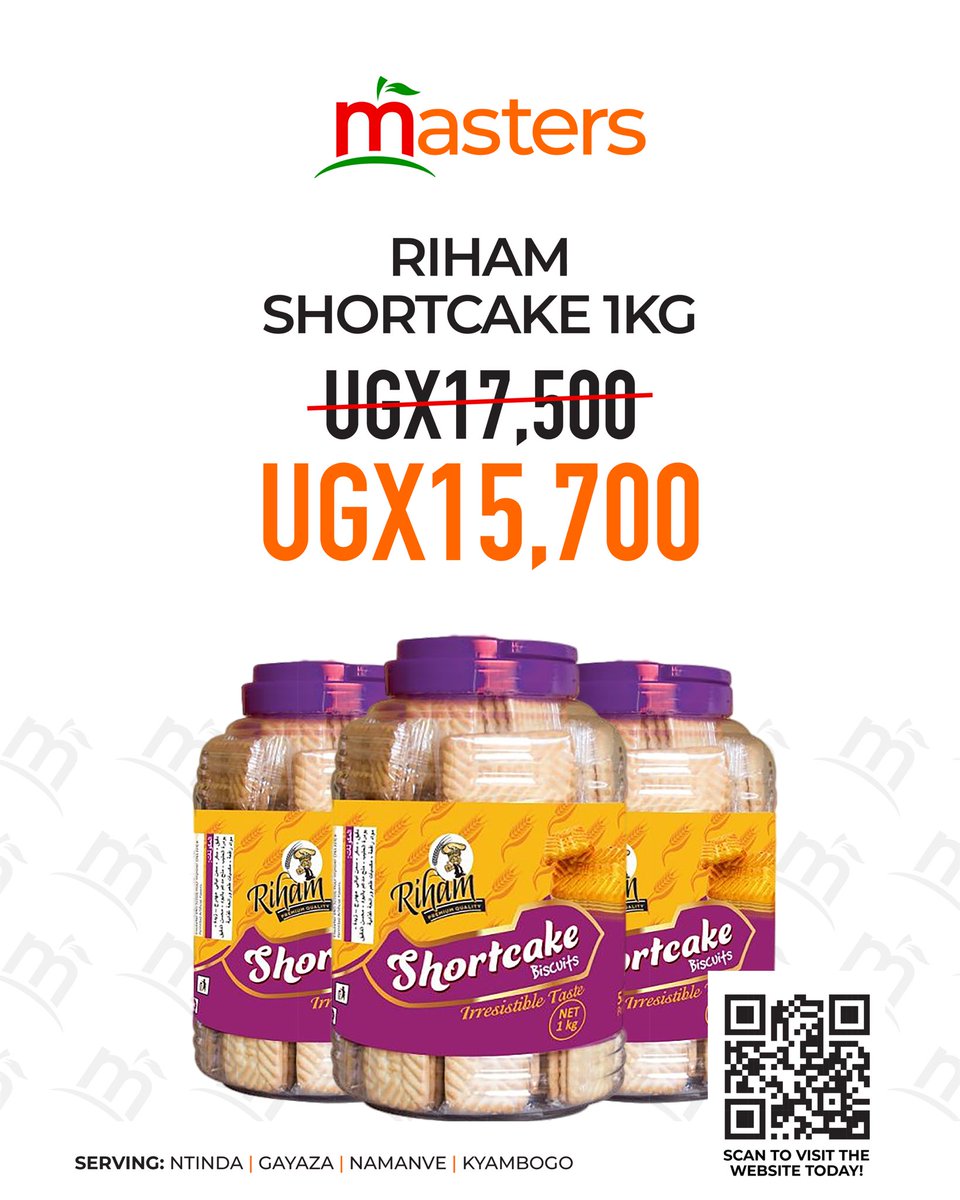 MastersUG_4's tweet photo. Stock up on your favourite everyday snacks at Masters! 🍪

Visit any of our branches in Ntinda, Gayaza Road, or Namanve, or shop anytime with the Masters UG App. Visit https://t.co/wiikmXeuas to download the app for a quick and convenient shopping experience. 📲 https://t.co/pMbux4E6dj