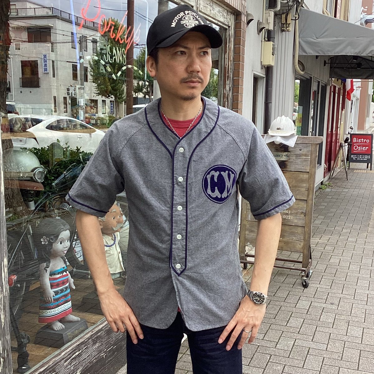 porkys_jeans's tweet photo. 入荷情報!
Cushman「Cotton Flannel Baseball Shirt」¥22000
Mix Gray/Navy
#porkys #ポーキーズ
#kyoto #京都
#アメカジ #円町
#cushman #クッシュマン
#shirt #シャツ https://t.co/8rzcVFNNgd