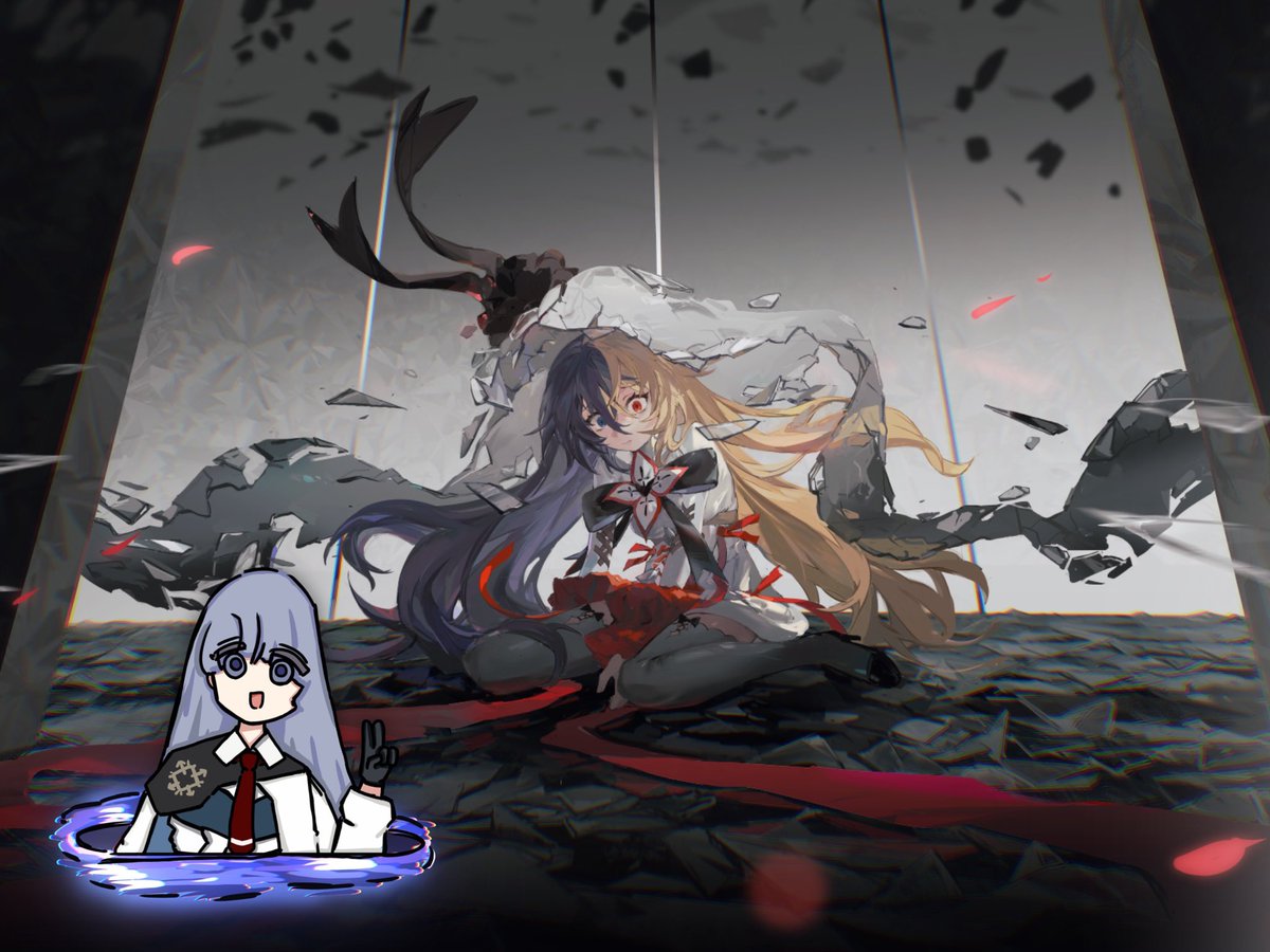 abacha0719's tweet photo. どこにでも現れるラクリミラさん！

#arcaea_art https://t.co/iKMua1oQUE