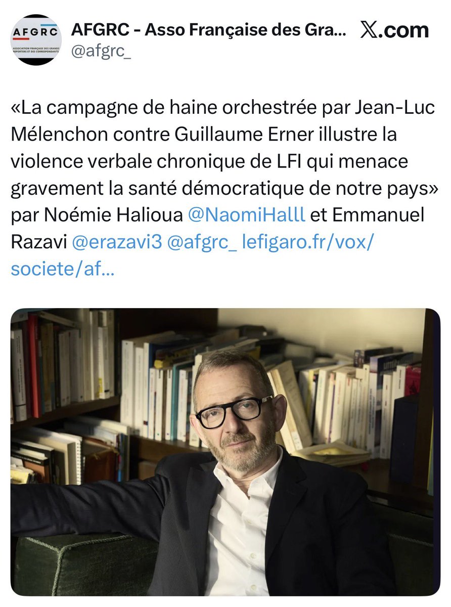realmarcel1's tweet photo. C’est quand même étrange cette association de grands reporters qui ne publie que des diatribes contre LFI et n’a jamais eu un mot pour les 300 journalistes assassinés par l’armée israélienne… https://t.co/oFFAJVAqZq