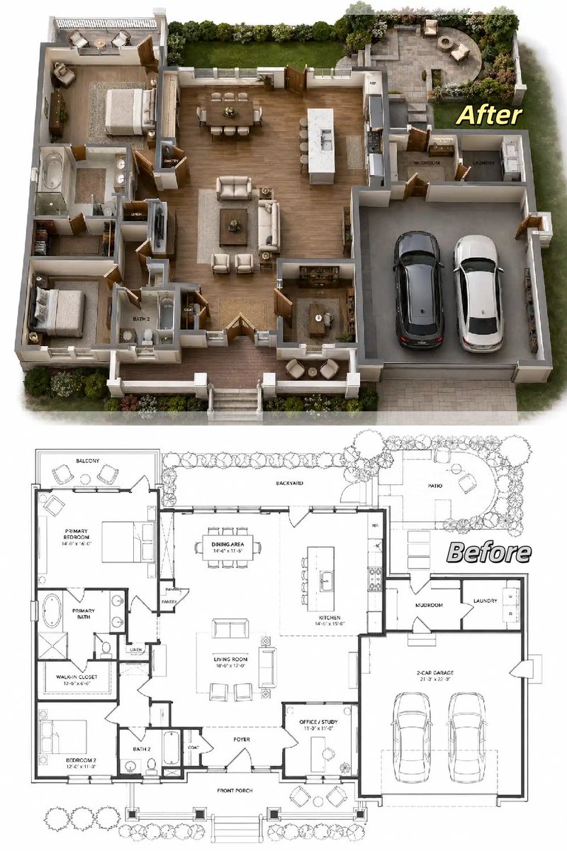 FloorPlanMaker1's tweet photo. transform your sketching floor plan to 3D Isometric

#floorplan 
#3dFloorplan 
#floorplanto3d 
#Floorplanrendering https://t.co/mHqXlfgulF