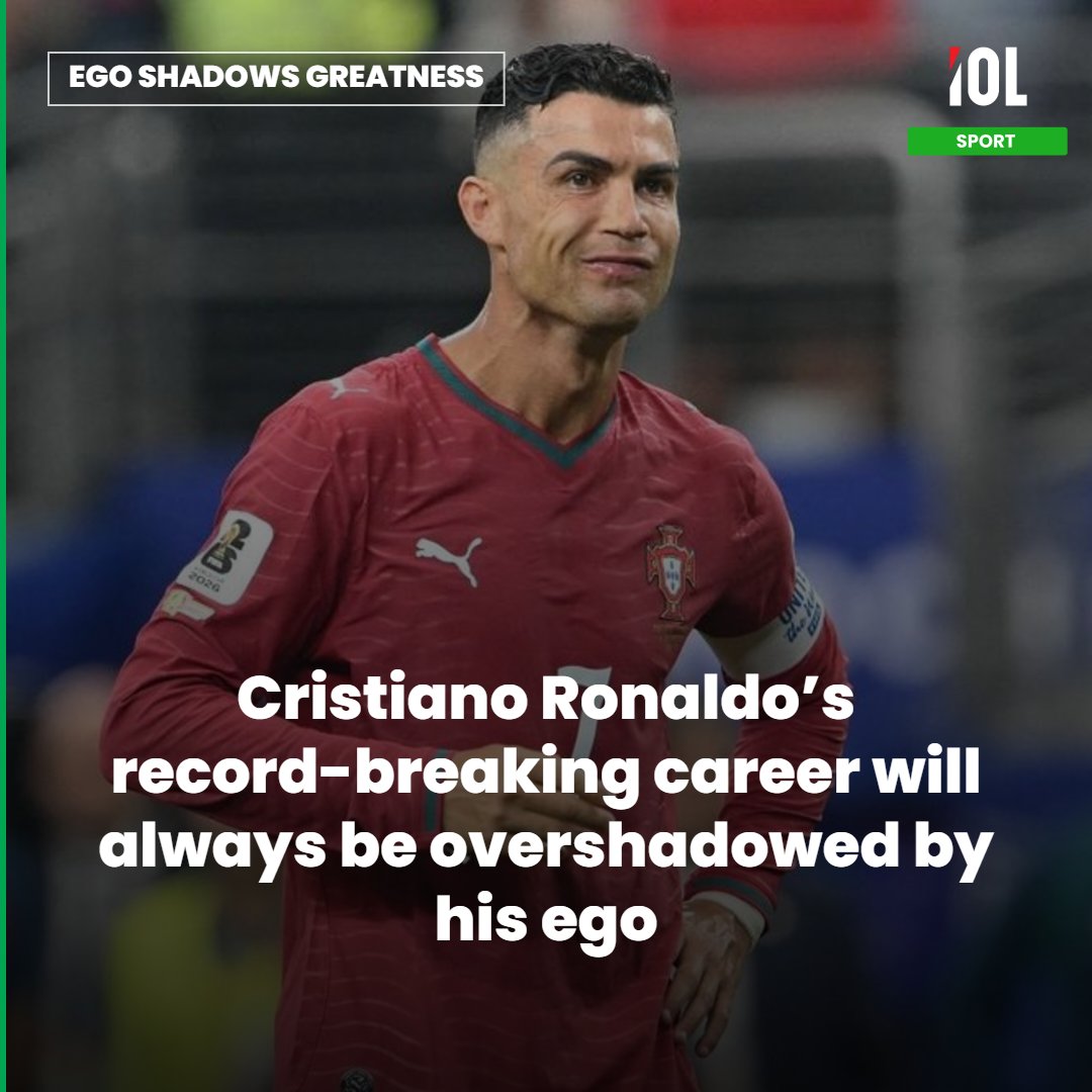 IOLsport's tweet photo. Cristiano Ronaldo has officially called time on his legendary international career following Portugal’s heartbreaking 1-0 World Cup exit to Spain.
Read on https://t.co/ZhweEKMG5T
#Ronaldo #Portugal #WorldCup #CR7 https://t.co/yjioID0MoU