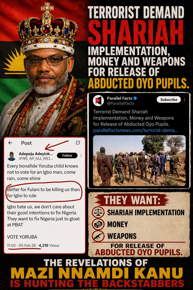 GosifeS's tweet photo. #FreeMaziNnamdi remains the only voice speaking up for #xtians and all persecuted people in nig 🇳🇬....The Caliphate aided by #Britain are trying to cage him for life @RepJames @RepRileyMoore @MikeArnoldTruth @SenTedCruz https://t.co/0ckoooml2F