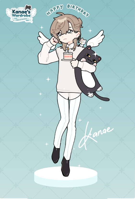 Tovffee's tweet photo. Feel free to use the outfits you make to celebrate Kanae’s birthday! We look forward to it! Hope you enjoy playing the game 🫶✨

叶さんの誕生日を祝して、ぜひゲーム内の衣装を楽しんで遊んでください🫶✨

(2/3) https://t.co/8ctsBx3Bpk