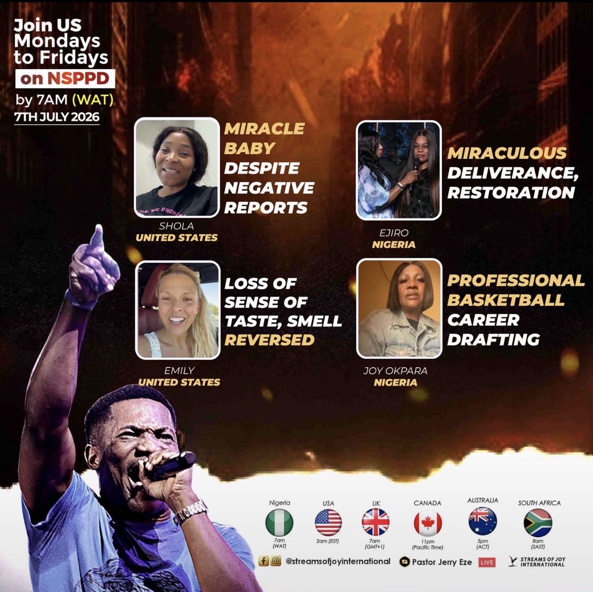 SOJToronto's tweet photo. IT IS SETTLED!
What God cannot do does not exist!!!
#NSPPD
#7amfireprayers 🔥
#PastorJerryEze
#StreamsofJoyToronto🇨🇦
#StreamsOfJoyInternational https://t.co/JSvBm5MaYT