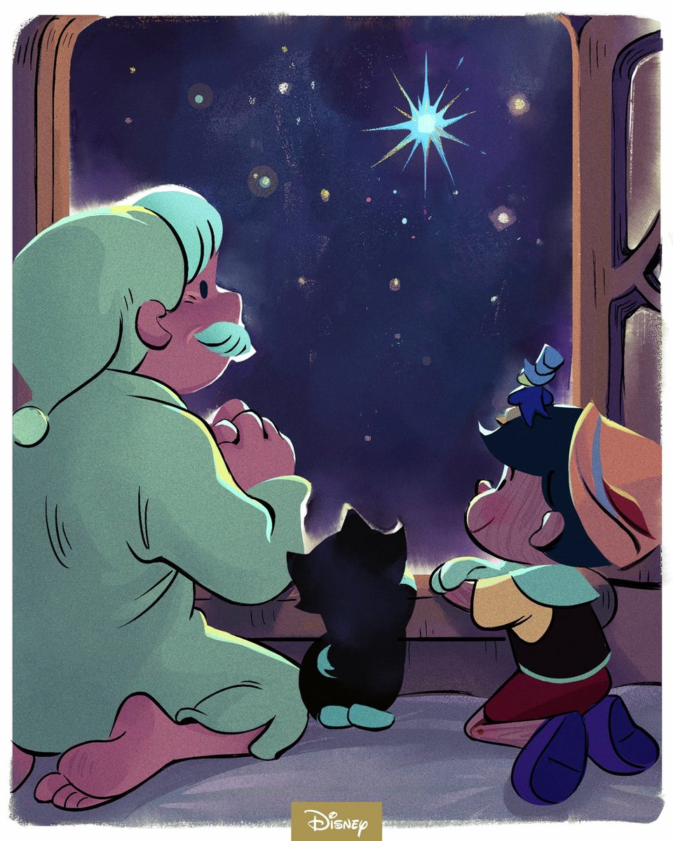 disneyjp's tweet photo. ✨ 今日は七夕 🎋✨

今夜はきらきら輝く星に
願い事を祈ってみませんか？

#ピノキオ 
#星に願いを https://t.co/QupdrI48Xw