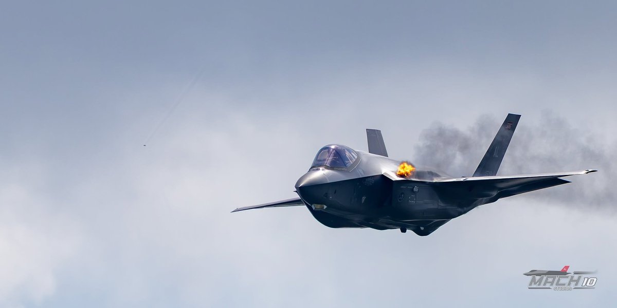 TheDeadDistrict's tweet photo. F-35A is doing Brrrrrrrrt. https://t.co/QK9FHxjLwd