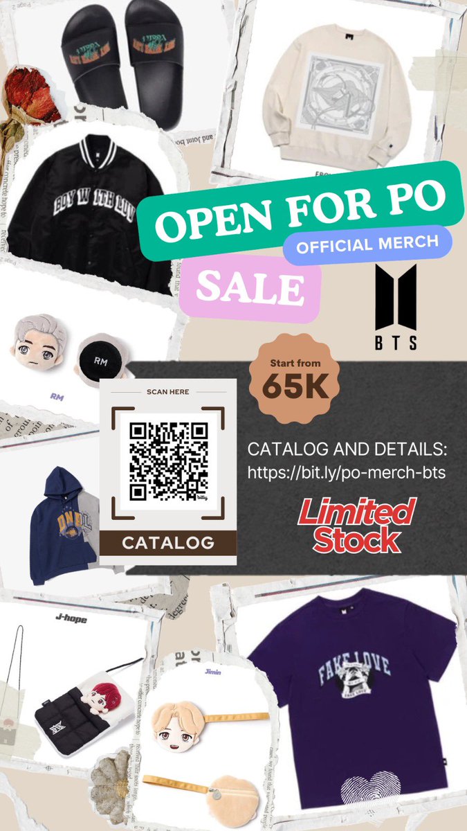 sulkcheol's tweet photo. 📣 CALLING ALL ARMY 📣

OPEN FAST PO

SALE OFFICIAL MERCH BTS POP-UP: MAP OF THE SOUL JAKARTA
START FROM 65k!

Details check on the link below or scan the qr code:
https://t.co/2Oam9XisPq

GRAB IT FAST ✨✨

*free paperbag (while stock last) https://t.co/YuUthJeHNV