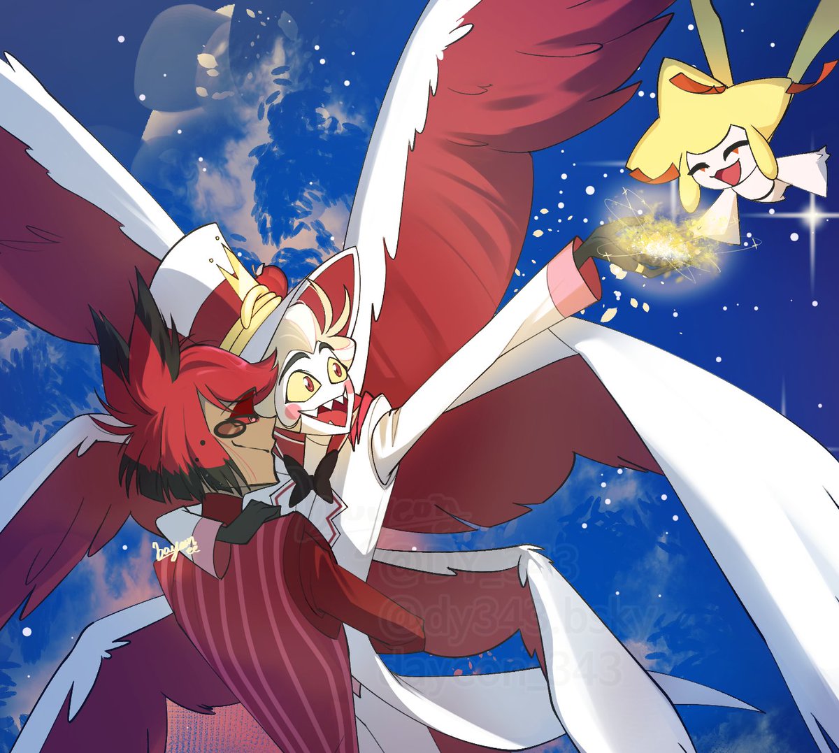 DY_343's tweet photo. [알래루시/📻🍎] 유성
shooting star
Radioapple #HazbinHotel #HazbinHotelfanart #bambilu #Jirachi https://t.co/8Wkro2MIHc