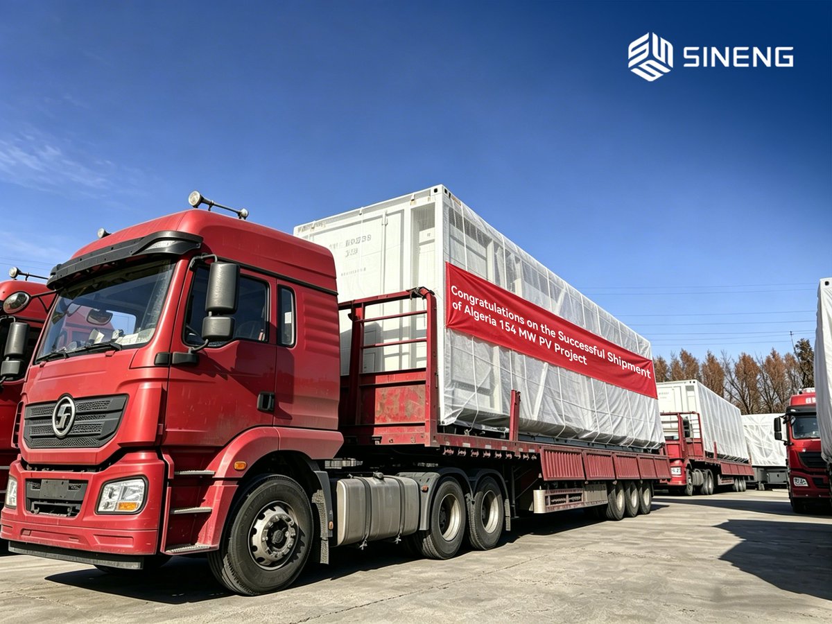 ElectricSineng's tweet photo. 𝐒𝐢𝐧𝐞𝐧𝐠 𝐄𝐥𝐞𝐜𝐭𝐫𝐢𝐜 𝐒𝐮𝐩𝐩𝐥𝐢𝐞𝐬 𝟏𝟓𝟒 𝐌𝐖 𝐨𝐟 𝐈𝐧𝐯𝐞𝐫𝐭𝐞𝐫𝐬 𝐟𝐨𝐫 𝐀𝐥𝐠𝐞𝐫𝐢𝐚 𝐏𝐕 𝐏𝐫𝐨𝐣𝐞𝐜𝐭𝐬

#SinengElectric has successfully supplied inverters for two utility-scale #PV projects in Algeria, totaling #154MW, supporting the country's renewable energy ambitions.

Designed to withstand harsh desert environments, our 8.8 MW MV turnkey stations (EP-8800-HB-UD/30) and 4.4 MW MV turnkey stations (EP-4400-HB-UD/30) deliver high efficiency, reliable grid support, and stable performance even in temperatures up to 51°C.

For more information: https://t.co/rhGSM9jQYu

#SinengElectric #SolarEnergy #PV #RenewableEnergy #EnergyTransition #NorthAfrica #Algeria #UtilityScaleSolar
