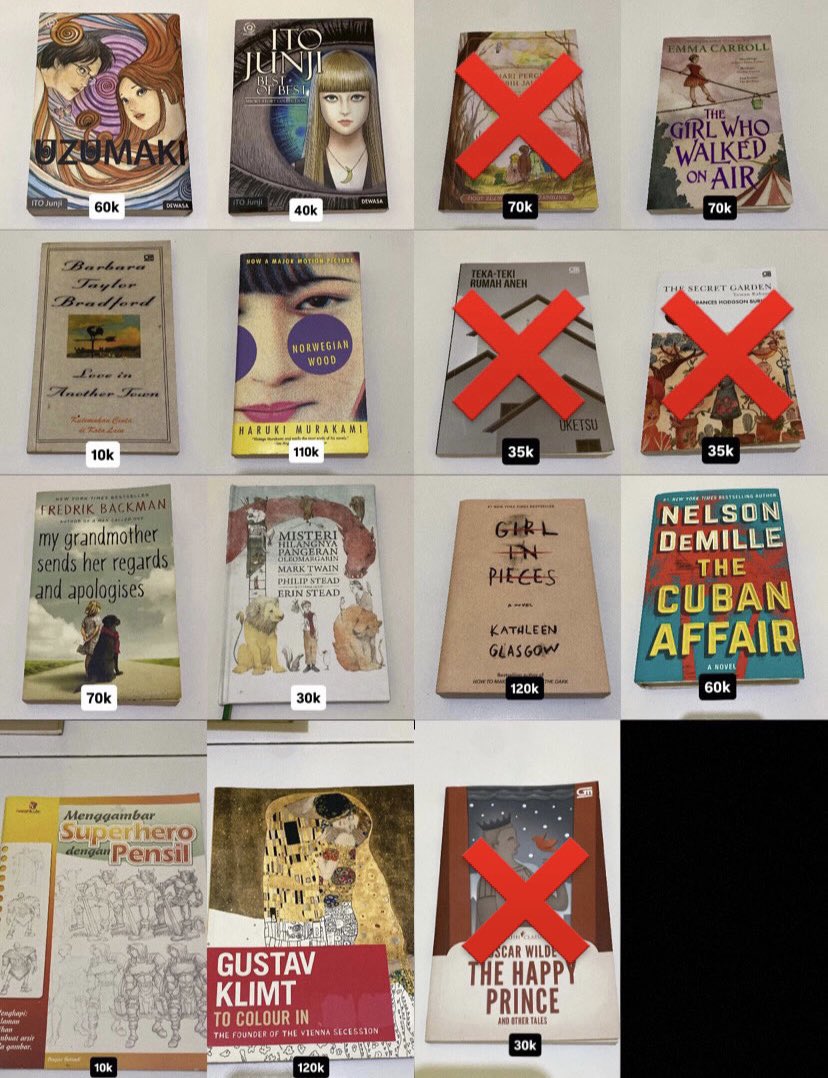 ipagrc's tweet photo. @bibliobase wts ori semua ya! bisa nego kalo ambil 2 atau lebih 🥹🥹 https://t.co/YhZUoUPjgR