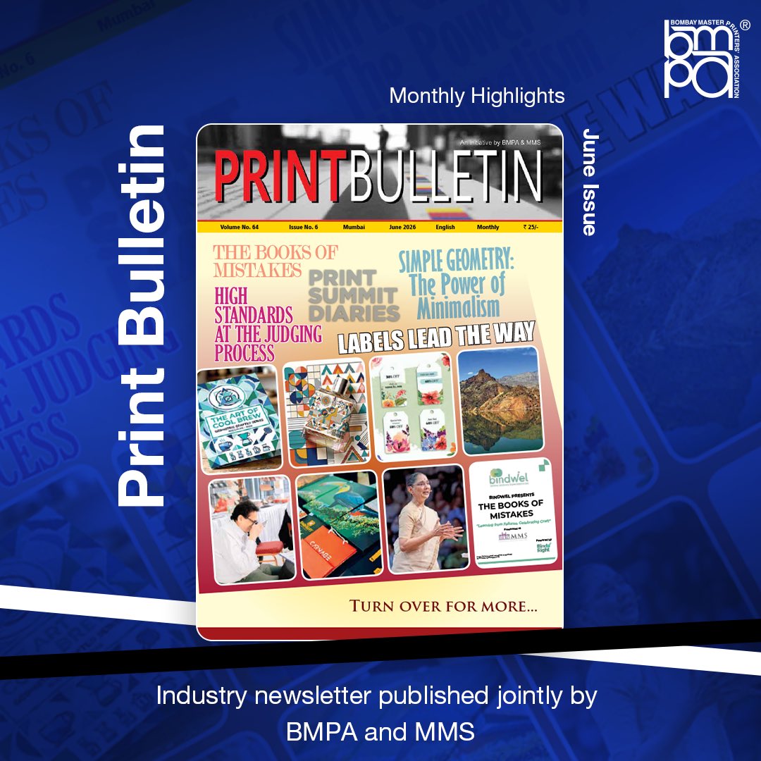 TheBmpa's tweet photo. #PrintBulletin is a monthly publication by BMPA and MMS.

✨June Highlights✨
1. #PS25 - Sunanda Leelaram
2. The Book of Mistakes
3. Sri Lanka National Print Excellence Awards 2026
4. Emerging Trends in Graphic Design 10

Email memberships@bmpa.org for a free copy

#TeamBMPA #MMS https://t.co/cPnWox0k8t