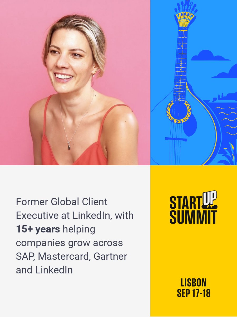 startupsummitl's tweet photo. Meet Alicia Teltz, Founder at The Hype Department 🚀

Speaking at #StartupSummitLisbon, Sep 17-18 in Lisbon 🇵🇹
🎟️ https://t.co/rg2FEinIfE

#StartupSummitLisbon #SSL26 #StartupSummit #StartupsInLisbon https://t.co/cH5mgP3MkP
