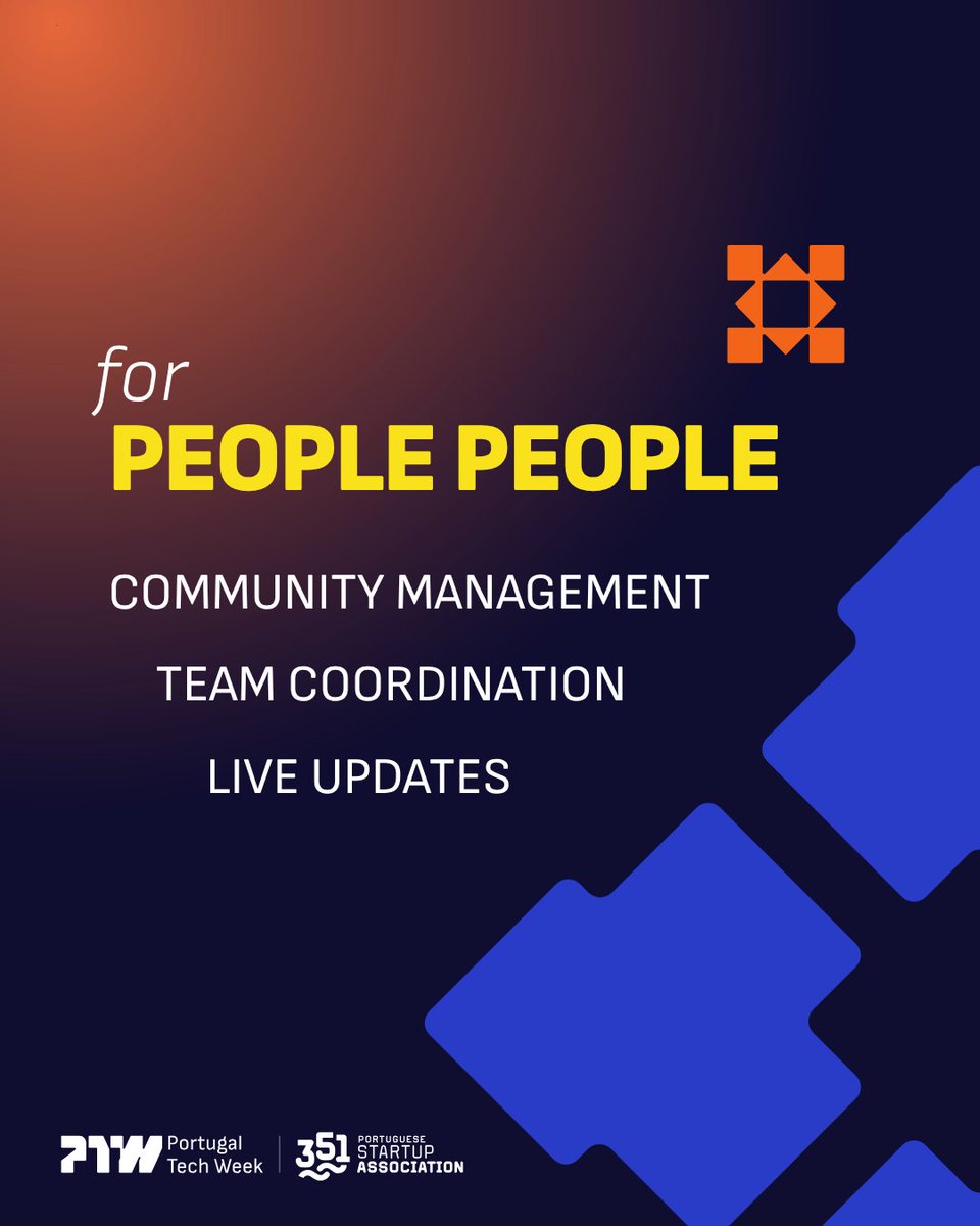 PT_TechWeek's tweet photo. Portugal Tech Week is looking for new volunteers.

We’re preparing our biggest edition yet and need support in videography, design, communications, SEO, team coordination, community management, automation, and event management.

Apply here: https://t.co/jj1q7GY2Ml https://t.co/KRNc3GANwz