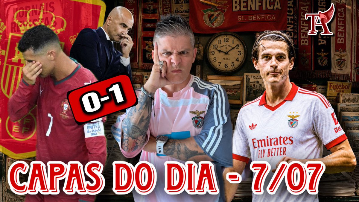 JoelBandeira07's tweet photo. https://t.co/M5BWyp9BHB
Novo extremo já está às ordens de Marco Silva, Portugal regressa a casa e Martinez diz adeus!!
Vem ver o vídeo e deixa a tua opinião nos comentários!!
Viva o Benfica!! 🦅🔴
#SLBenfica #Glorioso #SLB #1904 https://t.co/umugfFnS7m