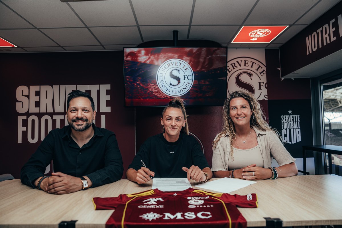 ServetteFCCF's tweet photo. Une nouvelle recrue débarque à Genève ! Amanda Chaney renforce le secteur défensif des Grenat 💪

🗞️ Le communiqué ▶️ https://t.co/rMAxLv0jZz https://t.co/kyfPbupi4a