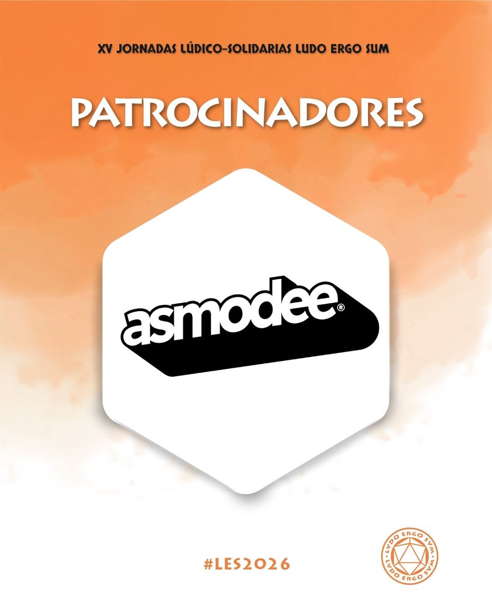 J_Ludoergosum's tweet photo. 🚀 ¡@Asmodee_es aterriza en las #LES2026! 🎲
​Del 18 al 20 de sept, ven a lanzar dados. Si hay suerte, ¡igual puedes probar novedades como Dobble K-Pop Demon Hunters o Dreamwood! Habrá juegos para todos.
​💬 ¿Qué juego esperas encontrar? ¡Te leemos! 👇
​#JuegosDeMesa #Asmodee https://t.co/vCtoc9I66N