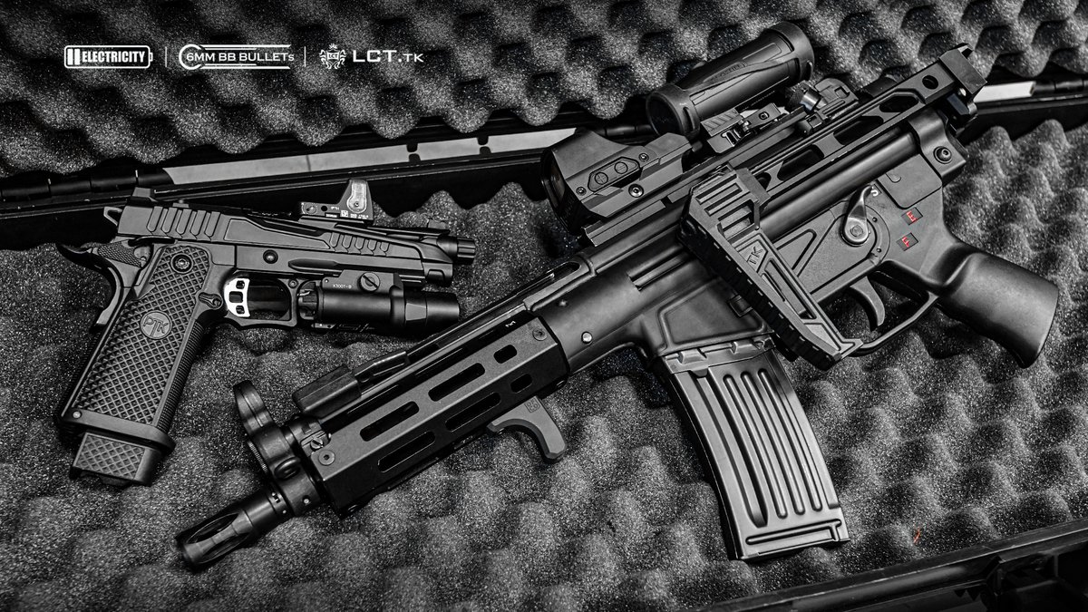 Lct_airoft's tweet photo. Would you rock this setup for this weekend's CQB match?
The ultimate modularity of the 53 M-LOK paired with the PTK-1 Hi-Capa. Agility and firepower, all in one package.
#LCT #HiCapa #Airsoft #CQB #MLOK #Tactical https://t.co/lPDpTzRX9K