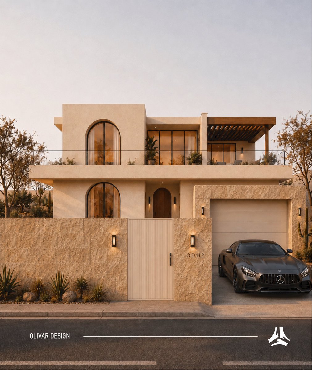 olivardesign's tweet photo. فيلا بطراز Modern Mediterranean، تتميز بالأقواس الأنيقة، والخامات الطبيعية، والألوان الدافئة

#معماري #تصميم #فيلا #تصميمي #عقار https://t.co/KZB1zC9UMV