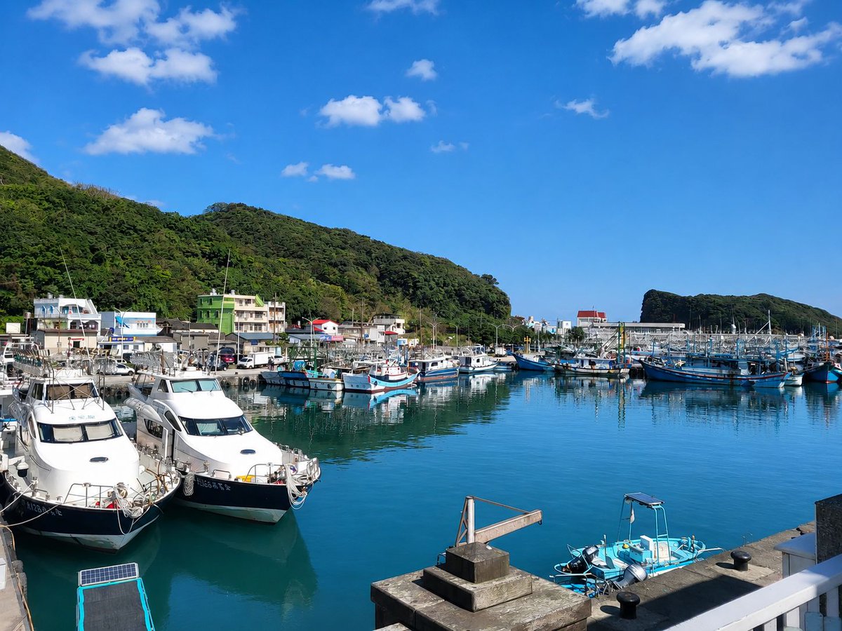 TaiwanTodayJP's tweet photo. 台湾北部・新北市瑞芳区の #深澳漁港 と言えば #イカ釣り の拠点として知られます。イカは毎年5月から9月にかけて台湾北東部の海域に集まり、学校が夏休みを迎えるこの期間にイカ釣りの最盛期を迎えます。

イカの主な水揚港である深澳漁港では今月18日（土）と19日（日）、それに25日（土）と26日（日）、イカをテーマとするイベント「新北海派―深澳小卷季」を開催します。漁会（漁協）ビル１階に「小巻市集」（イカ・マーケット）が設置され、地元の水産品や数量限定（１日100セット限定）の100元（約505円）福袋が販売されるほか、イカ料理の試食（3種類、各200食）が無料で振る舞われます。イカの一夜干し作りなどDIYイベントも実施される。

#小巻
#イカ

📸新北市

☟TAIWAN TODAY日本語版公式サイトで全文を読む
https://t.co/pURfDtrG5s