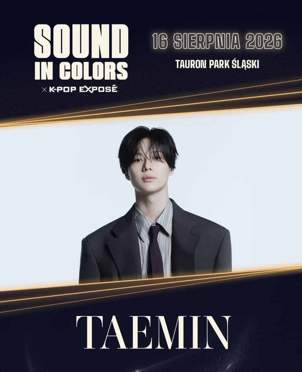 enjoykconcerts's tweet photo. TAEMIN dołącza do line-upu drugiego dnia festiwalu SOUND IN COLORS! 💙 https://t.co/o0kDh3SXUK