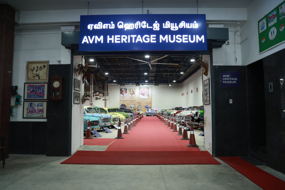 ChennaiTimesTOI's tweet photo. The new Convention Centre at #AVMStudios was officially inaugurated recently, and the #AVMHeritageMuseum has been beautifully upgraded.🏛️✨ https://t.co/8aaa6GBS15