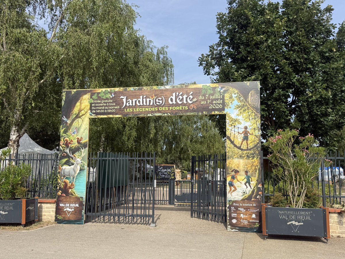 valdereuil_info's tweet photo. 🧚🧌Lancement de l’opération estivale Jardin(s) d’été aujourd’hui à partir de 14h30 ! Rendez-vous au jardin sportif du mardi au samedi jusqu’au 1er août pour une ribambelle d’animations autour du thème 2026 : forêt et légendes ! 🌳 https://t.co/HxodjmVZE8