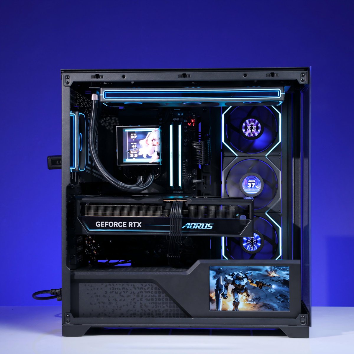 tcomas888's tweet photo. Built dark to glow different. 🔵
AIO: NEOX
Available in Black or White to match your perfect build.

#TCOMAS #NEOX #pcbuild #blackpcbuild #watercooling #darkvibes https://t.co/H84R5nJMw6