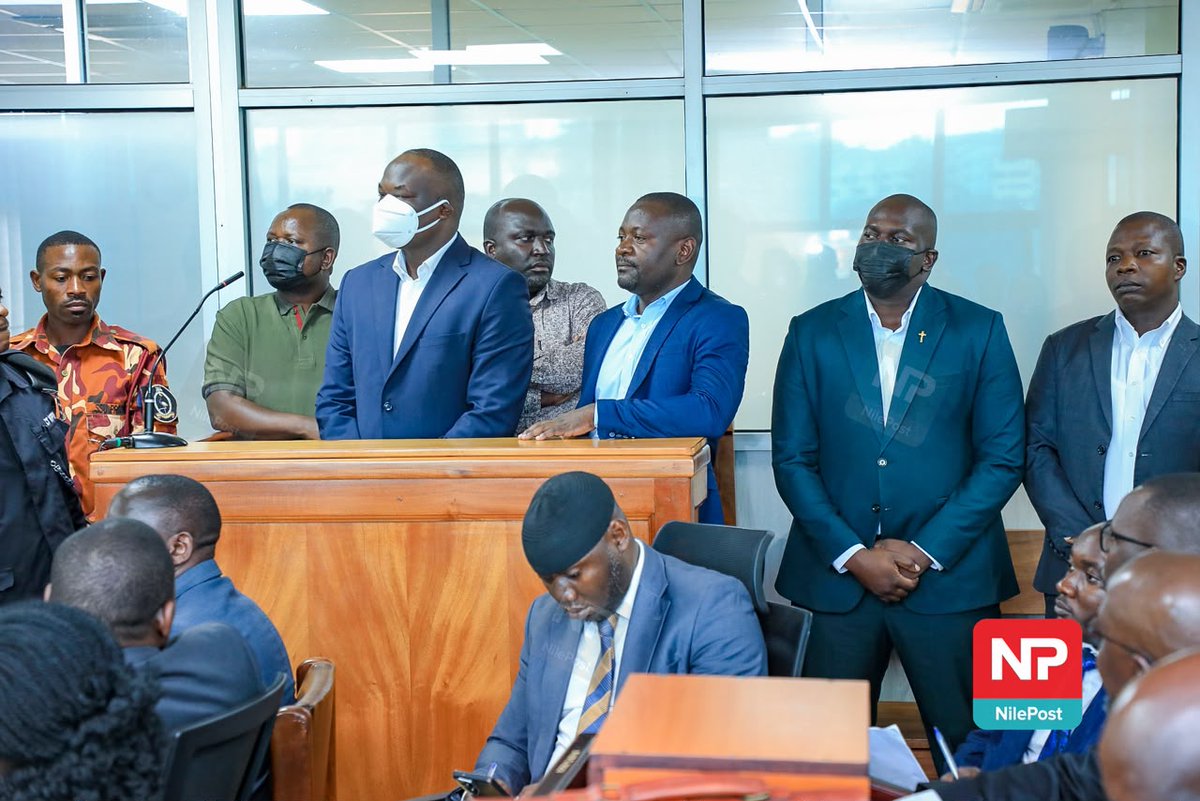 nbstv's tweet photo. JUST IN: Parliament Director of Communications Chris Obore and six other senior parliamentary officials have been remanded by the Anti-Corruption Court until July 27, 2026, at 10:00am.

#NBSUpdates https://t.co/TW7wnQMyTD