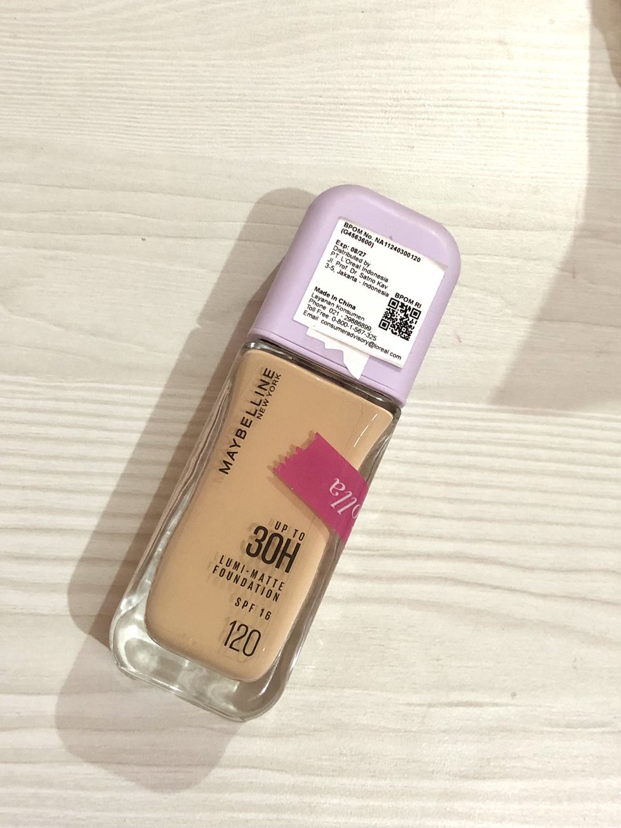 sky_syub's tweet photo. Wts preloved maybellune lumi matte foundation shade 120

Baru satu kali pake (shade nya kekuningan😭) beli di sociolla

Only 75k
Bisa 🍊 https://t.co/HXutkNKpak