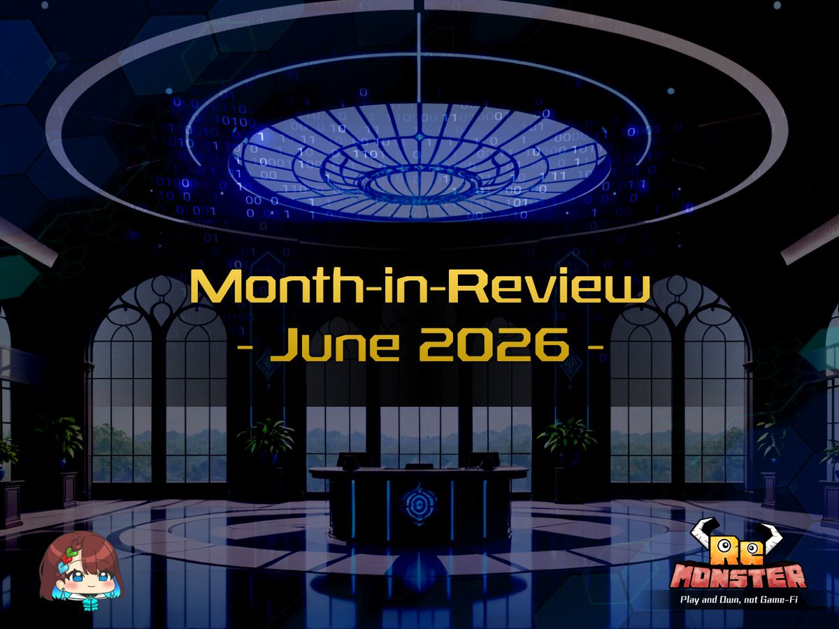 Re_Monster__'s tweet photo. 📊 Month-in-Review – June 2026
Re. Monsterは7月1日で1周年を迎えました！
いつも遊んでいただきありがとうございます。
今回は、1年間の統計と現在の状況についてまとめています👇