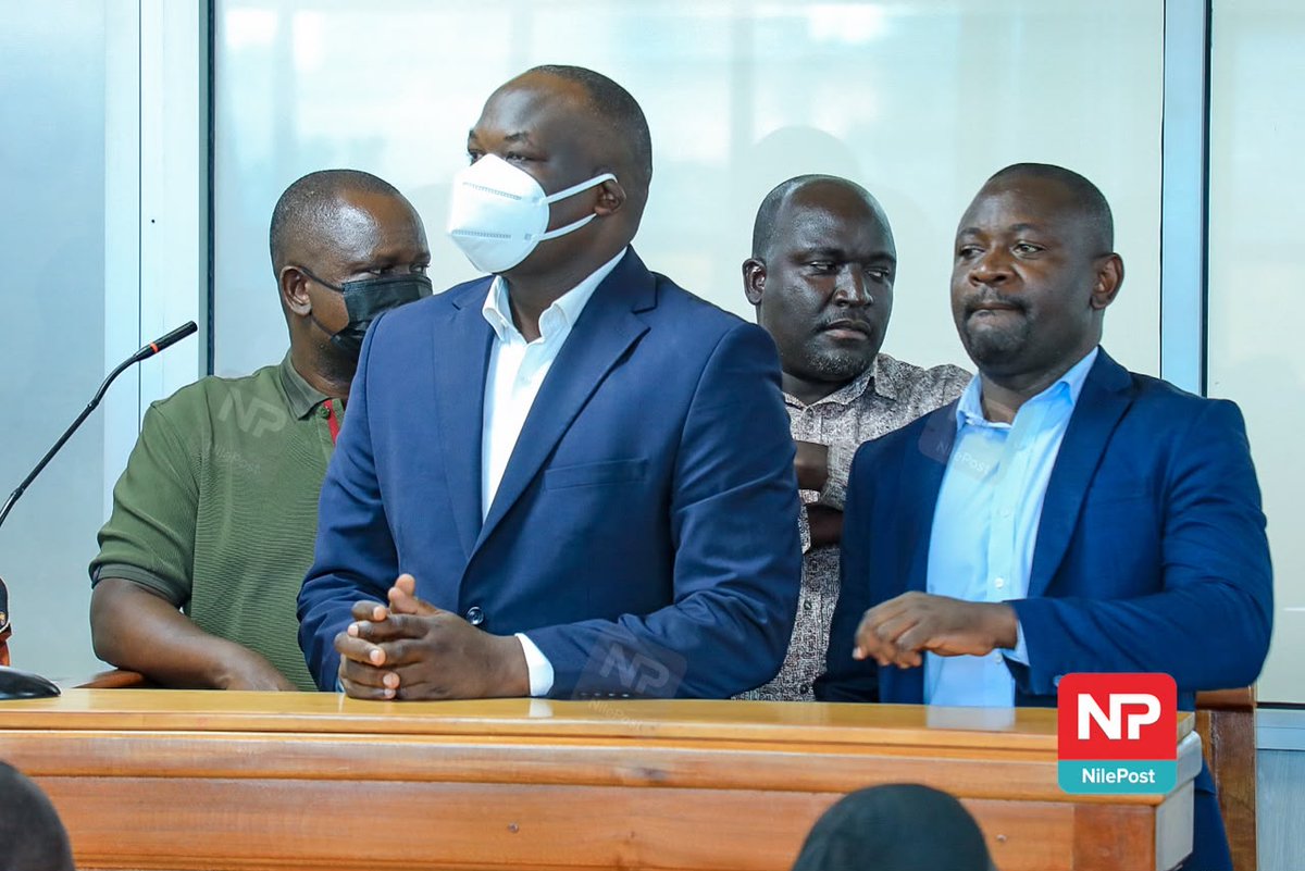 nbstv's tweet photo. UPDATE: Seven senior Parliament officials, including Director of Communications Chris Obore, are appearing before the Anti-Corruption Court over alleged embezzlement and money laundering.

@francis_isano 

#NBSUpdates https://t.co/BOBRivbNib