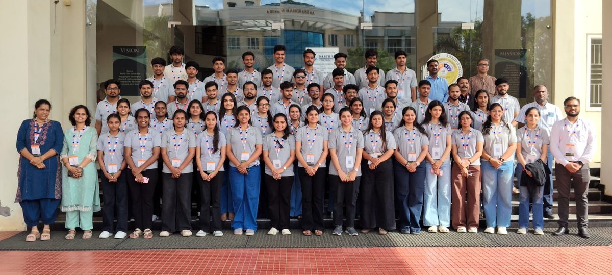 Sastratbi's tweet photo. Innovation in action! Last Week, FIRST , SASTRA had the pleasure of hosting the MBA students and faculty from IIM Tiruchirappalli as part of their Campus Immersion Programme. 

#FIRSTTBI #SASTRA #IIMTrichy #StartupEcosystem #Innovation #Entrepreneurship #CampusImmersion https://t.co/7fLbouKNp4