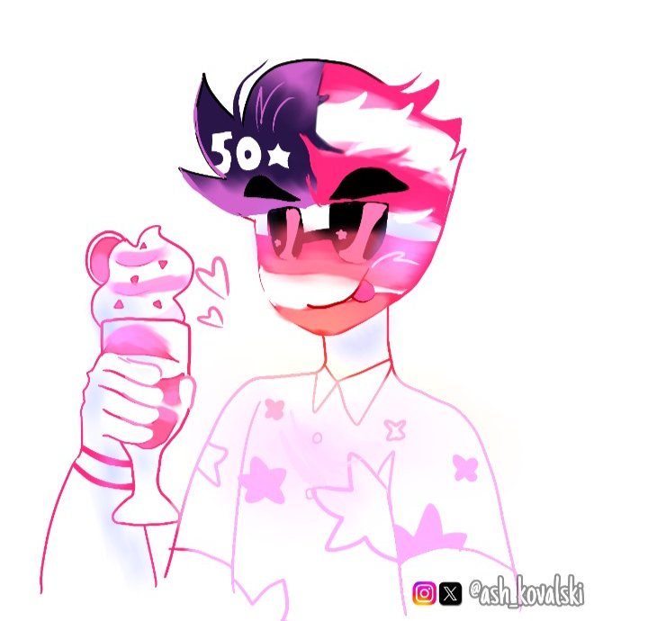 Ash_kovalski's tweet photo. America 🍹🌸 Countryhumans
#ch #countryhumans #countryhumansamerica #usa https://t.co/2NceRU1TYT