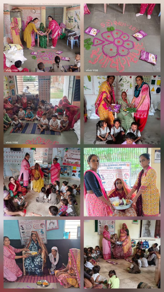 CJotana's tweet photo. આજરોજ તારીખ 7/ 7/ 26 જોટાણા ઘટકના નદાસા સેજા ના કટોસણ 183 કેન્દ્રમાં પ્રથમ મંગળવાર ની ઉજવણી કરવામાં આવી જેમાં NNM અને PSE ની હાજરીમાં કરવામાં આવી.
#ICDS
#ICDSGujarat
#Anganwadi
#AnganwadiWorker
#WCDGujarat
#WomenAndChildDevelopment
#Gujarat
#Mehsana
#ICDSMehsana
#AnganwadiGujarat https://t.co/IdMZVmx1xi